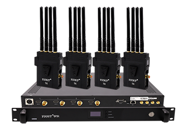 機架式一拖四無線圖傳